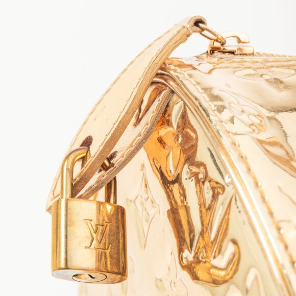 Louis Vuitton Speedy 30 Miroir Dore Monogram Miroir Boston Bag - Picture 9 of 14